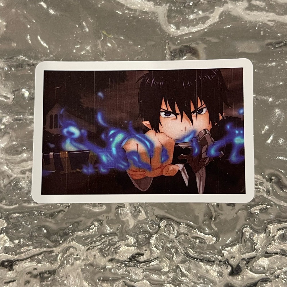 5/$10 Waterproof Vinyl Sticker: Blue Exorcist Rin Okumura